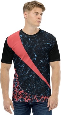 JJ TEES Printed Men Round Neck Multicolor T-Shirt