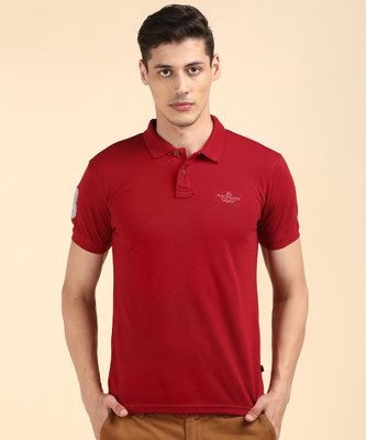 peter-england-solid-men-polo-neck-maroon-t-shirt