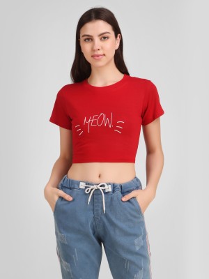 STYLOKAT Casual Self Design Women Red Top