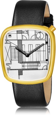 NEHA CREATION LR42 White Squre Dial & Designer hands Analog Watch  - For Men