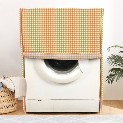 E-Retailer Front Loading Washing Machine  Cover(Width: 58 cm, Brown)