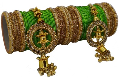 Royal Bangles Metal Zircon Bangle Set(Pack of 68)