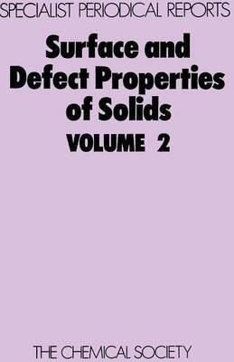 Surface and Defect Properties of Solids(English, Electronic book text, unknown)