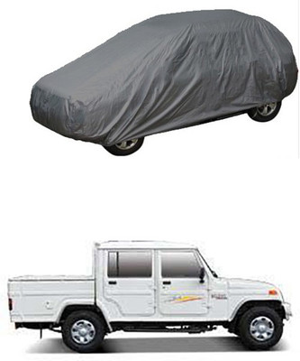CoNNexXxionS Car Cover For Mahindra Universal For Car (Without Mirror Pockets)(Grey)