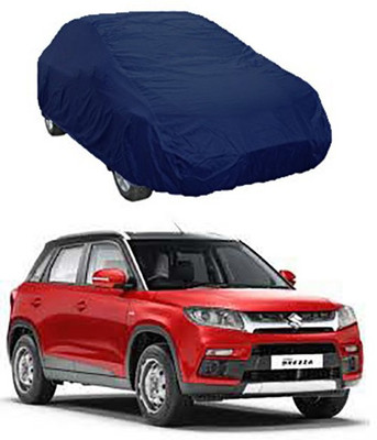 Royalrich Car Cover For Maruti Suzuki Vitara Brezza (Without Mirror Pockets)(Blue)