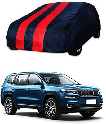 CoNNexXxionS Car Cover For Jeep Universal For Car (Without Mirror Pockets)(Red, Blue)