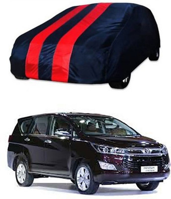 Royalrich Car Cover For Toyota Innova Crysta (Without Mirror Pockets)(Red, Blue)