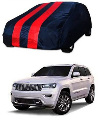 CoNNexXxionS Car Cover For Mahindra Jeep (Without Mirror Pockets)(Red, Blue)