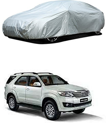 CoNNexXxionS Car Cover For Toyota Fortuner Old (Without Mirror Pockets)(Silver)