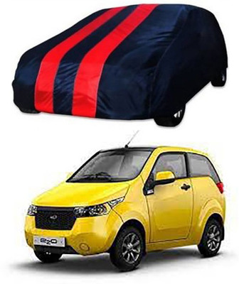 CoNNexXxionS Car Cover For Mahindra Reva (Without Mirror Pockets)(Red, Blue)