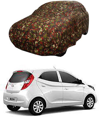 CoNNexXxionS Car Cover For Hyundai Eon (Without Mirror Pockets)(Multicolor)