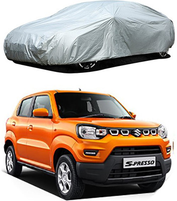 Royalrich Car Cover For Maruti Suzuki S-Presso (Without Mirror Pockets)(Silver)