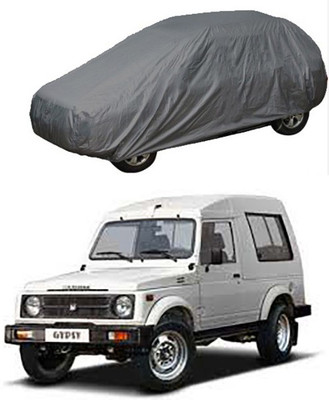 Royalrich Car Cover For Maruti Suzuki Gypsy (Without Mirror Pockets)(Grey)