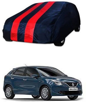 Royalrich Car Cover For Maruti Suzuki Baleno (Without Mirror Pockets)(Red, Blue)