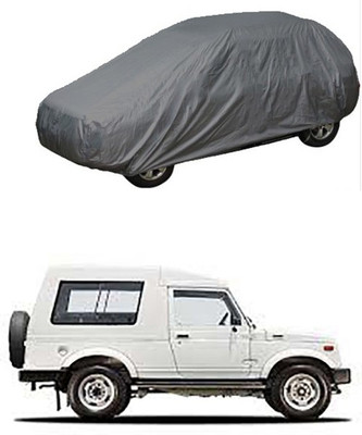 Royalrich Car Cover For Maruti Suzuki Gypsy King (Without Mirror Pockets)(Grey)