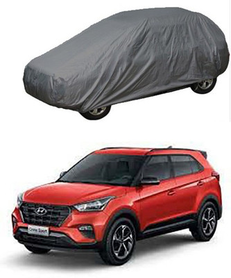 Royalrich Car Cover For Jeep Compass (Without Mirror Pockets)(Grey)