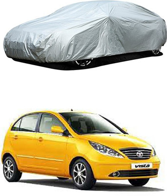 Royalrich Car Cover For Tata Vista Tech (Without Mirror Pockets)(Silver)