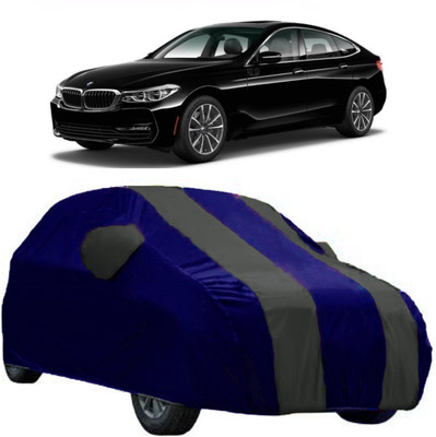 AutoCover Car Cover For BMW 6GT (With Mirror Pockets)(Grey, Blue)