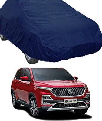 CoNNexXxionS Car Cover For MG Hector (Without Mirror Pockets)(Blue)
