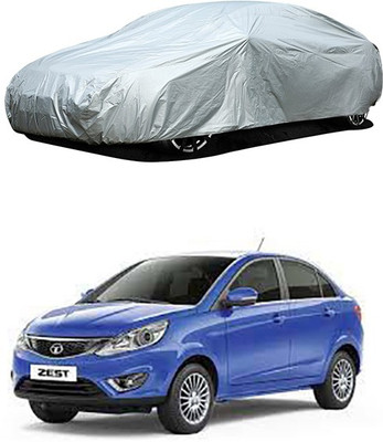 CoNNexXxionS Car Cover For Tata Zest (Without Mirror Pockets)(Silver)