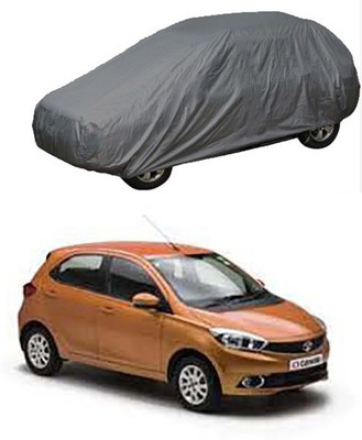 CoNNexXxionS Car Cover For Tata Tiago (Without Mirror Pockets)(Grey)