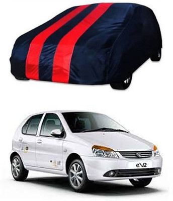 CoNNexXxionS Car Cover For Tata Indica eV2 (Without Mirror Pockets)(Red, Blue)