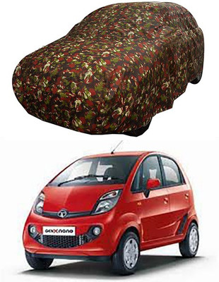 CoNNexXxionS Car Cover For Tata Nano Genx (Without Mirror Pockets)(Multicolor)