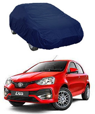 CoNNexXxionS Car Cover For Toyota Etios Liva (Without Mirror Pockets)(Blue)