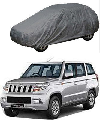 CoNNexXxionS Car Cover For Mahindra TUV300 (Without Mirror Pockets)(Grey)