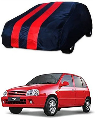 CoNNexXxionS Car Cover For Maruti Suzuki Zen (Without Mirror Pockets)(Red, Blue)