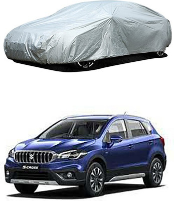 CoNNexXxionS Car Cover For Maruti Suzuki S-Cross (Without Mirror Pockets)(Silver)