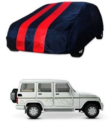 Royalrich Car Cover For Mahindra Bolero (Without Mirror Pockets)(Red, Blue)