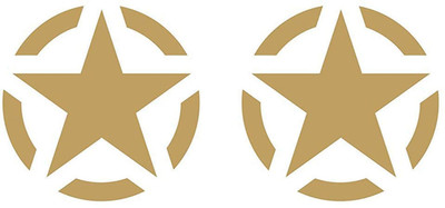 Signkart Sticker & Decal for Car & Bike(Gold)