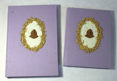 Camlon Exports Handmade A4 Diary Unruled 96 Pages(Lavender, Pack of 2)