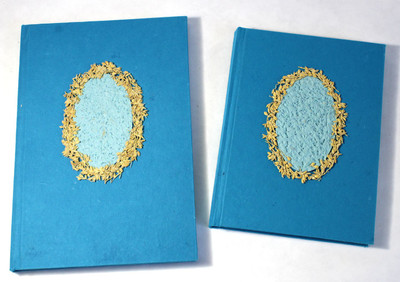 Camlon Exports Handmade A4 Diary Unruled 96 Pages(Blue, Pack of 2)