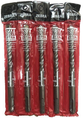 Zebra Premium Tools Z-10160 SDS Plus 10*160MM Hammer Drill Bits