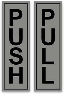 portible pull, push Emergency Sign