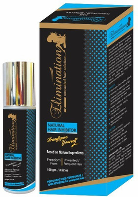 Elimination hair inhibitor permanent remover reduction cream growth stopper unwanted freedom Cream(100 g)