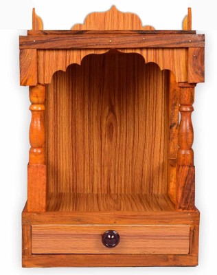 shive kashi Mandir pooja ghar Solid Wood Home Temple(Height: 45, Pre-assembled)