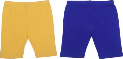 FASHA Short For Boys & Girls Casual Solid Cotton Lycra(Multicolor, Pack of 2)