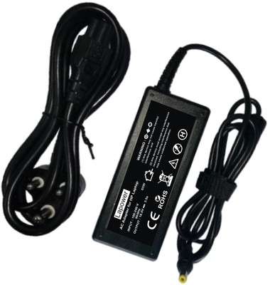 Lapower Laptop Charger For V6000,V6500 65W 3.5a Yellow Pin Laptop Adapter (Power Cord Included) 65 W Adapter(Power Cord Included)