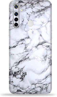 OggyBaba Realme Narzo 10 Mobile Skin(White, Black)