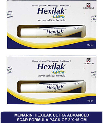 MENARINI Ultra Advanced Scar Formula gel,pack of 2 x 15 gm(30 g)