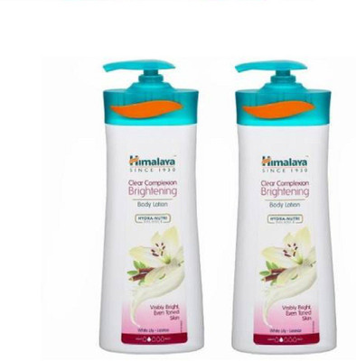 HIMALAYA Clear Complexion Brightening Body Lotion 400ml X 2(800 ml)