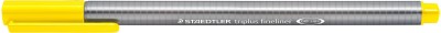 STAEDTLER 334-1 Triplus Fineliner Pen(Pack of 10, Ink Color - Yellow)