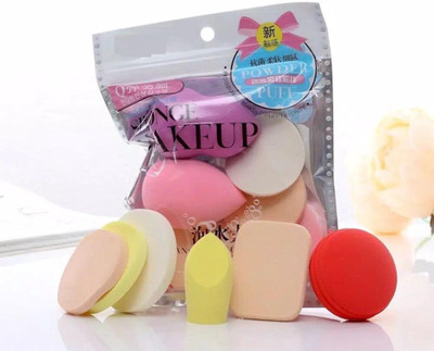 Glamezone 6 in 1 Makeup Sponge and Puff set for Makeup