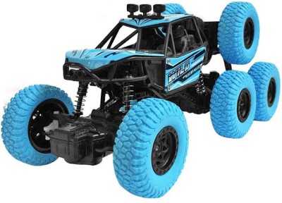 Aseenaa 2.4G Remote Control RC Car Rock Climber 4WD 8 Wheels Climbing Cars | Hero Rock Climbing Power High Speed Monster Truck Electric RC Racing Car Toy For Boys And Girls | Colour - Blue | SET OF 1(Blue)