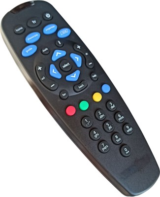 Axelleindia Compatible SD/HD Set Top Box Remote For Tata Sky Set Top Box Remote Controller(Black)