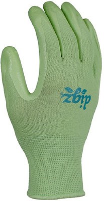 Digz Green Colour Nylon Cotted Pvc Cotted Cotton Nylon Anti Cut Restitance Kitchen Sooking Safety Gloves Nylon  Safety Gloves(Pack of 1)
