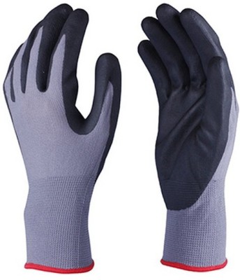 NEW INDIA FIRE TECH NTCSM46 Cut Restitance Nylno Washable Reusable Hand Safety Gloves For WOMEN MEN GIRLS BOYS WORKER INDRUSTIRIAL CHEMICAL WORKING Nylon  Safety Gloves(Pack of 2)